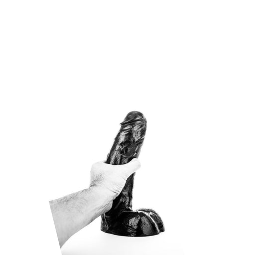 All Black - Klassieke Dildo - 25,5 x 4,1 cm - Zwart-Erotiekvoordeel.nl