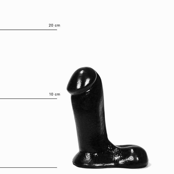 All Black - Realistische Dildo 14 x 5 cm - Zwart-Erotiekvoordeel.nl