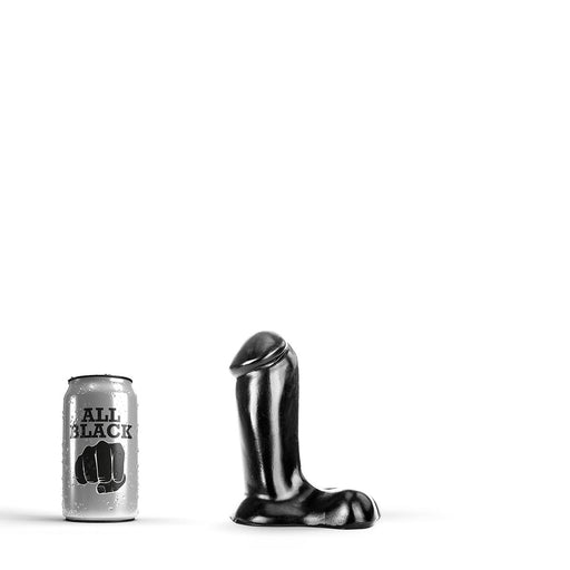 All Black - Realistische Dildo 14 x 5 cm - Zwart-Erotiekvoordeel.nl