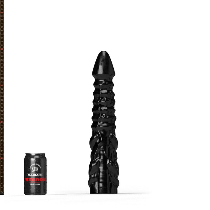 All Black Steroïd - Allez - Dildo - 34 x 7 cm - zwart-Erotiekvoordeel.nl