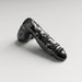 All Black Steroïd - Racket - Dildo - 34 x 9,7 cm - zwart-Erotiekvoordeel.nl