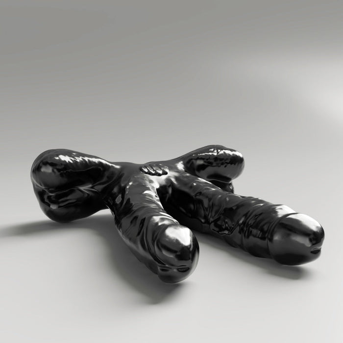 All Black Steroïd - Teamwork - Dildo - 34,5 x 7,2 cm - zwart-Erotiekvoordeel.nl