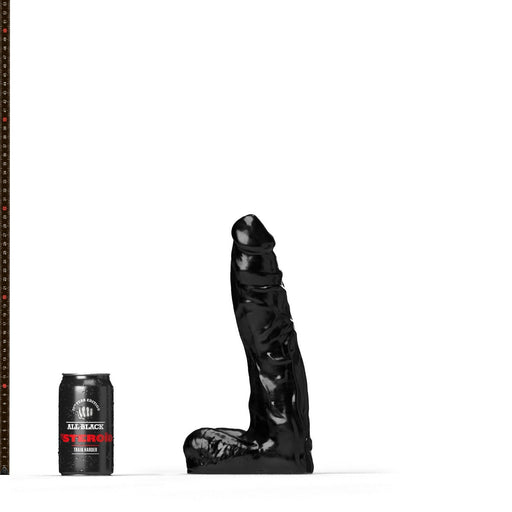 All Black Steroïd - The Coach - Dildo - 30x 6,9 cm - zwart-Erotiekvoordeel.nl