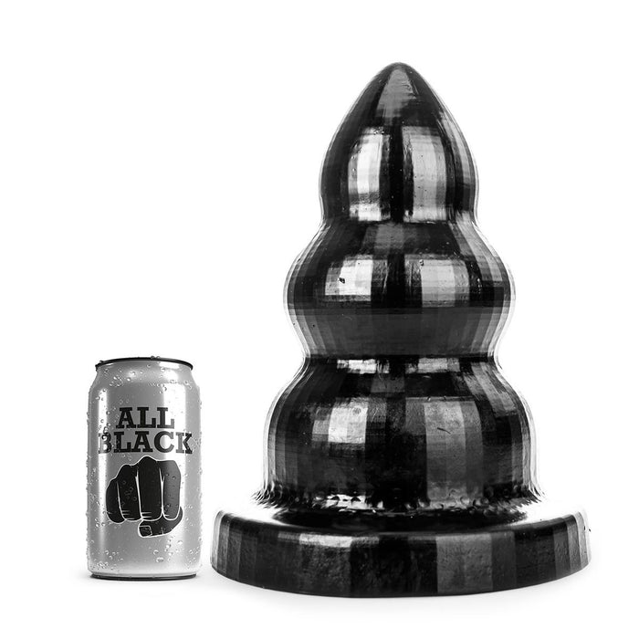 All Black - Triple Pleasure Buttplug - Zwart-Erotiekvoordeel.nl