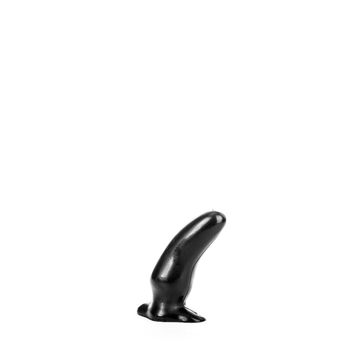 All Black - Zwarte Kromme Anaal Dildo - 13 cm-Erotiekvoordeel.nl