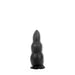 All Black - Zwarte dildo Met ribbels - 23 cm-Erotiekvoordeel.nl