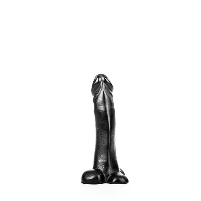 All Black - Zwarte realistische dildo -22 cm-Erotiekvoordeel.nl