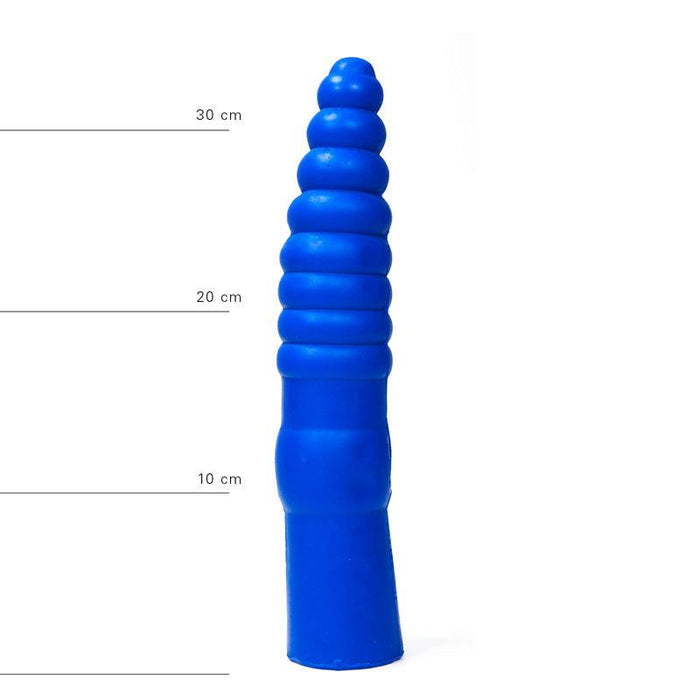 All Blue - Anaal Dildo - 33 x 6 cm - Blauw-Erotiekvoordeel.nl