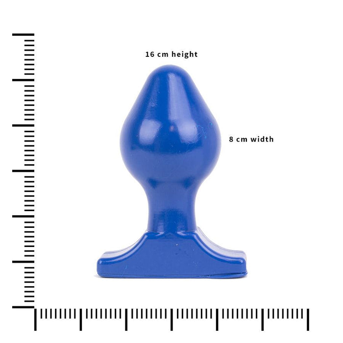 All Blue - Buttplug - 16 x 8 cm - Blauw-Erotiekvoordeel.nl