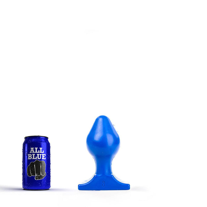 All Blue - Buttplug - 16 x 8 cm - Blauw-Erotiekvoordeel.nl