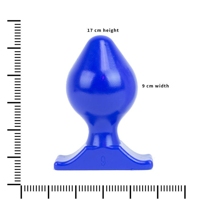 All Blue - Buttplug - 17 x 9 cm - Blauw-Erotiekvoordeel.nl