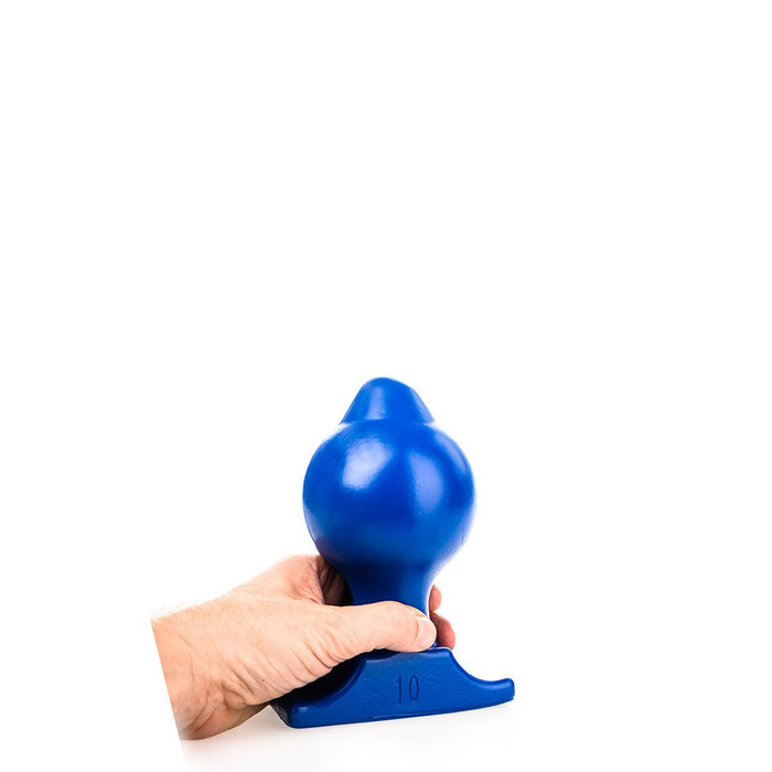 All Blue - Buttplug - 18 x 10 cm - Blauw-Erotiekvoordeel.nl