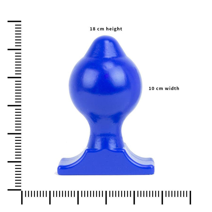 All Blue - Buttplug - 18 x 10 cm - Blauw-Erotiekvoordeel.nl