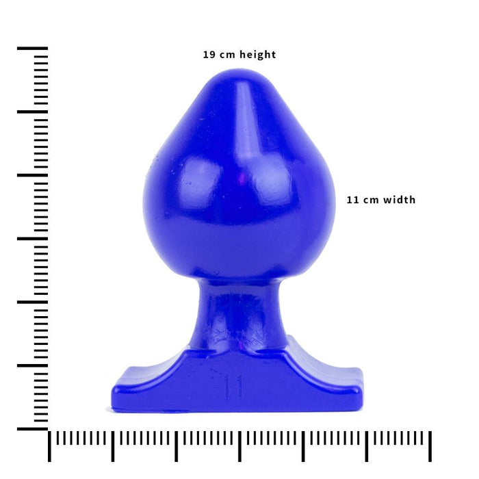 All Blue - Buttplug - 19 x 11 cm - Blauw-Erotiekvoordeel.nl