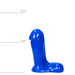 All Blue - Dildo - 14 x 5 cm - Blauw-Erotiekvoordeel.nl