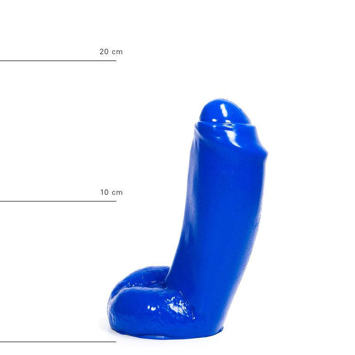 All Blue - Dildo - 18 x 5.5 cm - Blauw-Erotiekvoordeel.nl