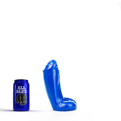 All Blue - Dildo - 18 x 5.5 cm - Blauw-Erotiekvoordeel.nl