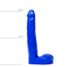 All Blue - Dildo - 21 x 3,5 cm - Blauw-Erotiekvoordeel.nl