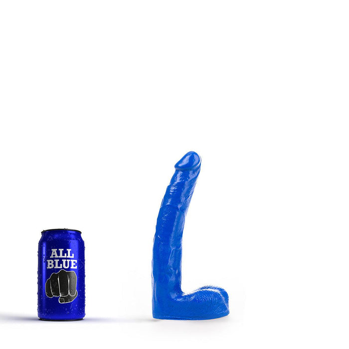 All Blue - Dildo - 21 x 3,5 cm - Blauw-Erotiekvoordeel.nl