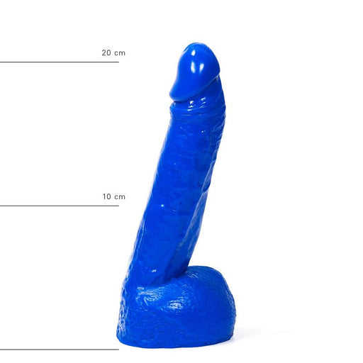 All Blue - Dildo - 22 x 4.5 cm - Blauw-Erotiekvoordeel.nl