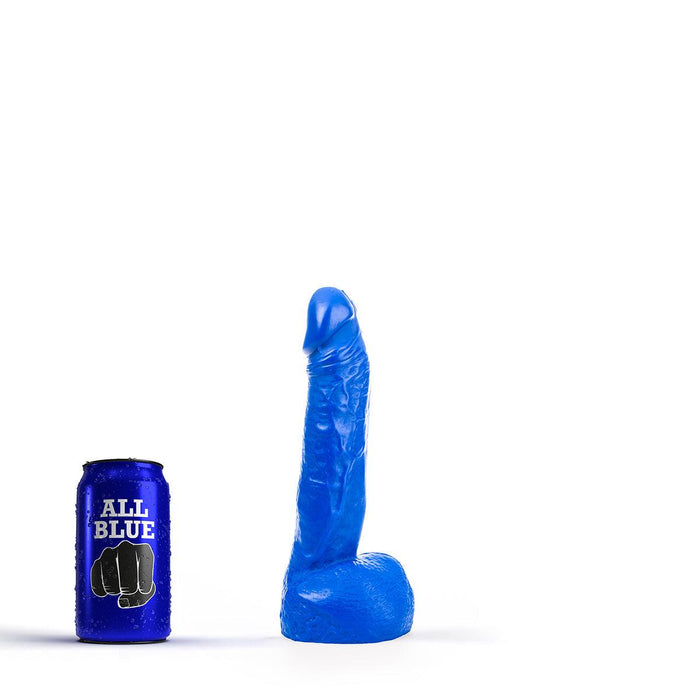 All Blue - Dildo - 22 x 4.5 cm - Blauw-Erotiekvoordeel.nl