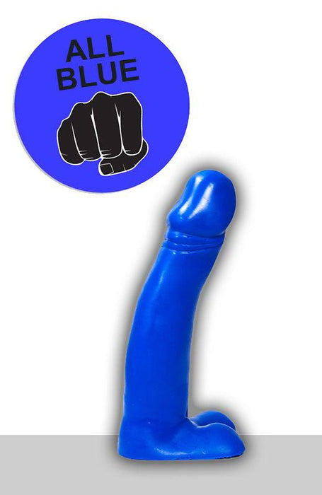 All Blue - Dildo - 34 x 5,5 cm - Blauw-Erotiekvoordeel.nl