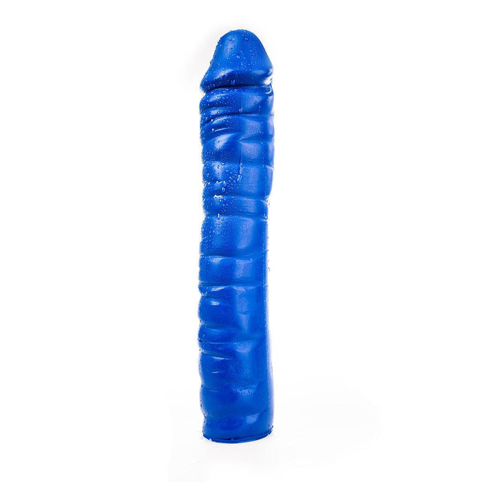 All Blue - Dildo - 38 x 8,5 cm - Blauw-Erotiekvoordeel.nl