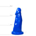 All Blue - Dildo - 39 x 8,5 cm - Blauw-Erotiekvoordeel.nl