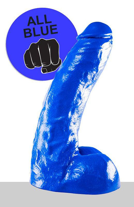 All Blue - Klassieke Dildo - 25,5 x 4,1 cm - Blauw-Erotiekvoordeel.nl