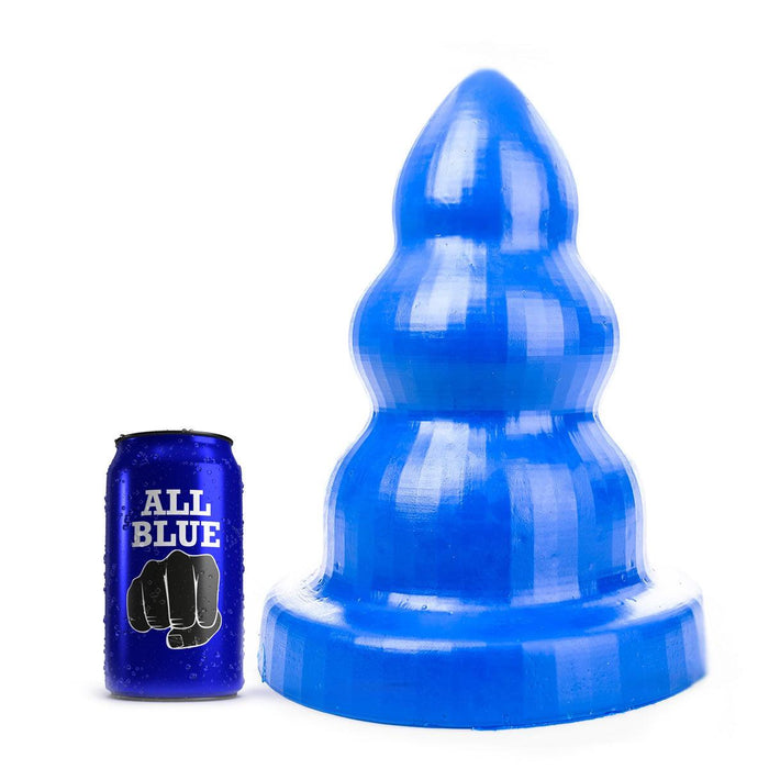 All Blue - Triple Pleasure Buttplug - Blauw-Erotiekvoordeel.nl