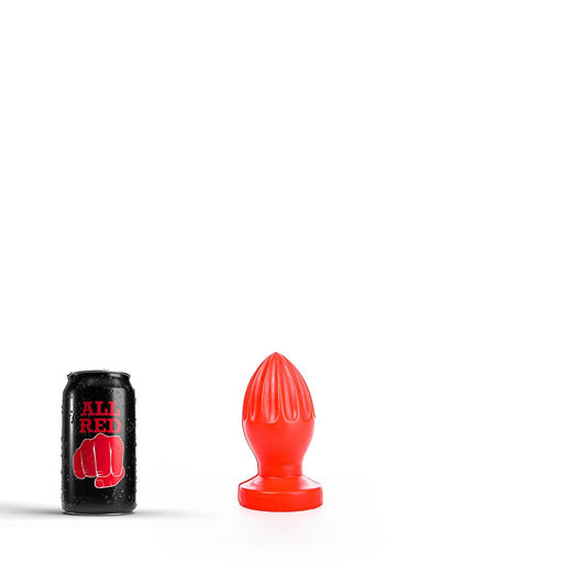 All Red - Buttplug - 12 x 5 cm - Rood-Erotiekvoordeel.nl