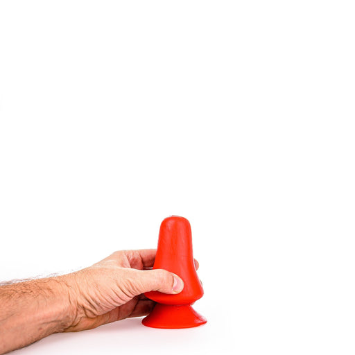 All Red - Buttplug - 12 x 7 cm - Rood-Erotiekvoordeel.nl