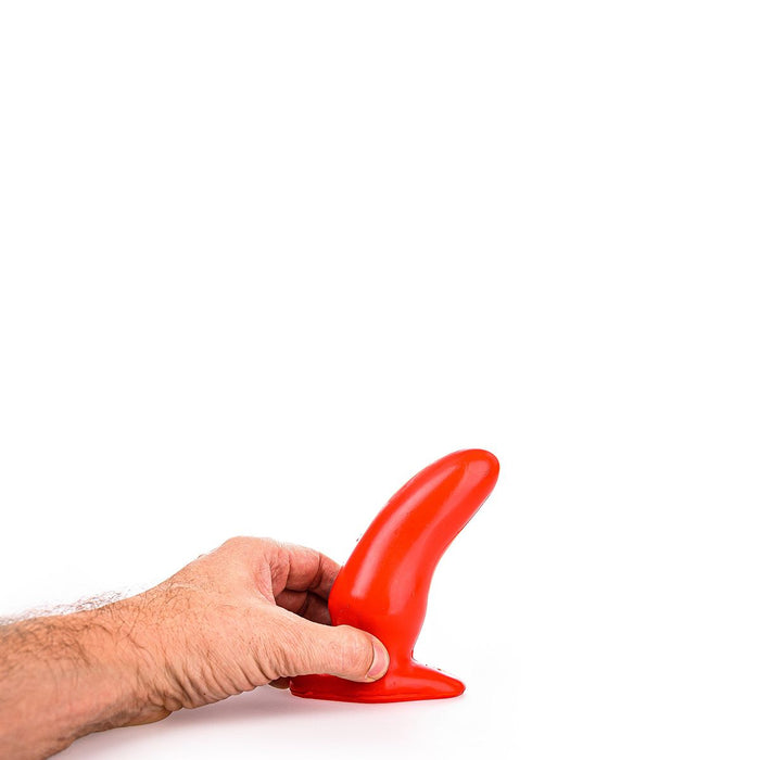 All Red - Buttplug 13 x 5 cm - Rood-Erotiekvoordeel.nl