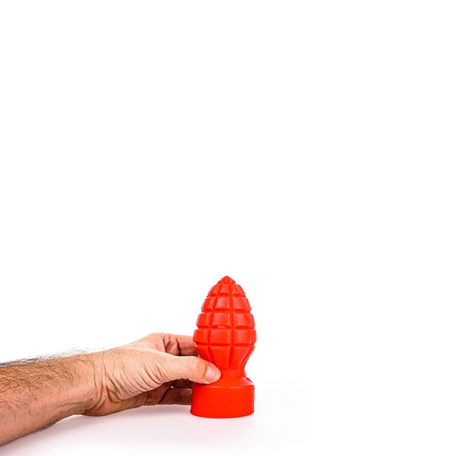 All Red - Buttplug 15 x 6 cm - Rood-Erotiekvoordeel.nl