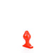 All Red - Buttplug 16 x 8 cm - Rood-Erotiekvoordeel.nl