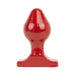 All Red - Buttplug 16 x 8 cm - Rood-Erotiekvoordeel.nl