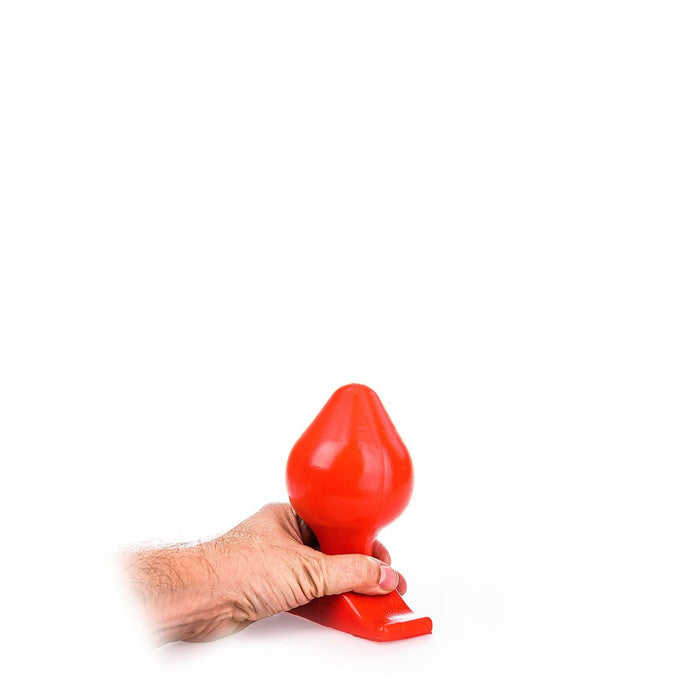 All Red - Buttplug - 17 x 9 cm - Rood-Erotiekvoordeel.nl