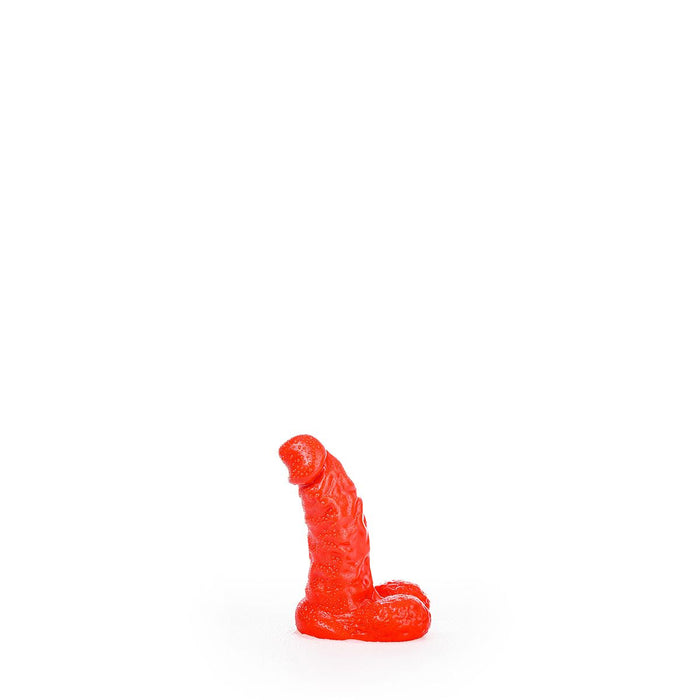 All Red - Dildo - 13 x 4,5 cm - Rood-Erotiekvoordeel.nl