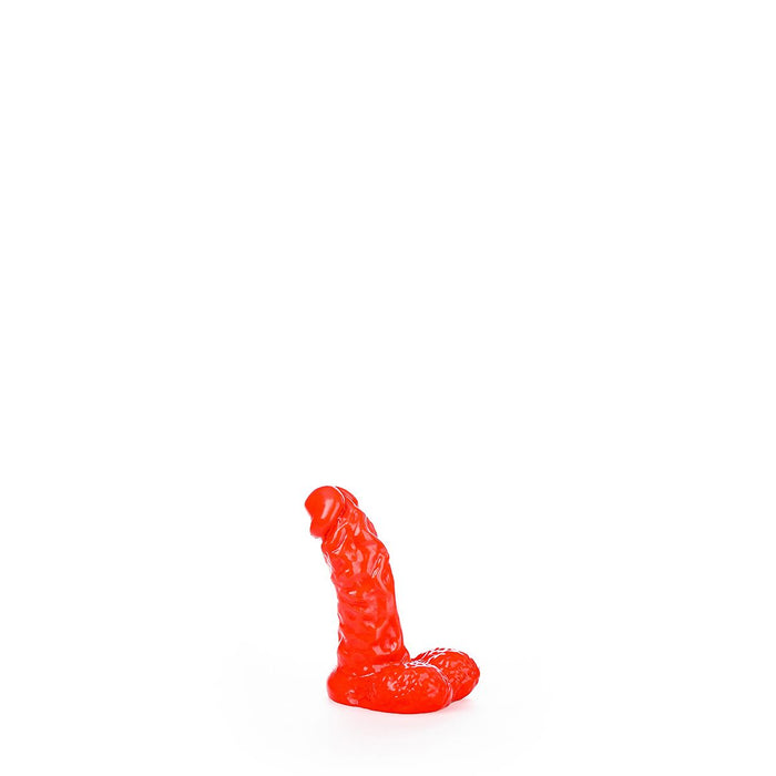 All Red - Dildo - 13 x 4,5 cm - Rood-Erotiekvoordeel.nl