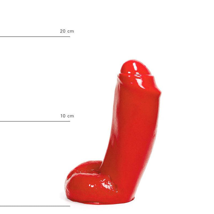 All Red - Dildo 18 x 5,5 cm - Rood-Erotiekvoordeel.nl