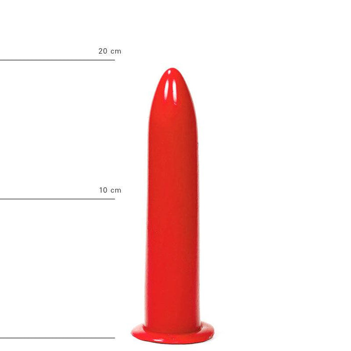 All Red - Dildo - 19 x 3,5 cm - Rood-Erotiekvoordeel.nl