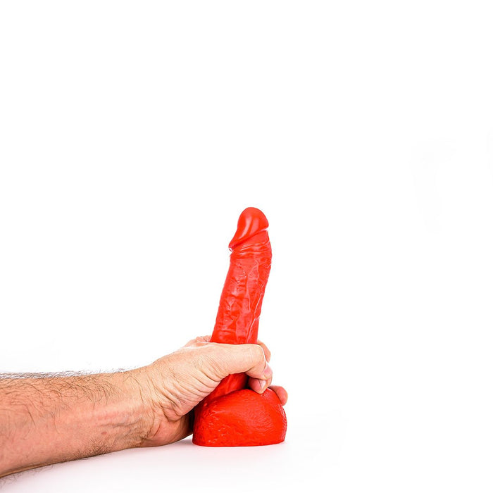 All Red - Dildo - 22 x 4,5 cm - Rood-Erotiekvoordeel.nl