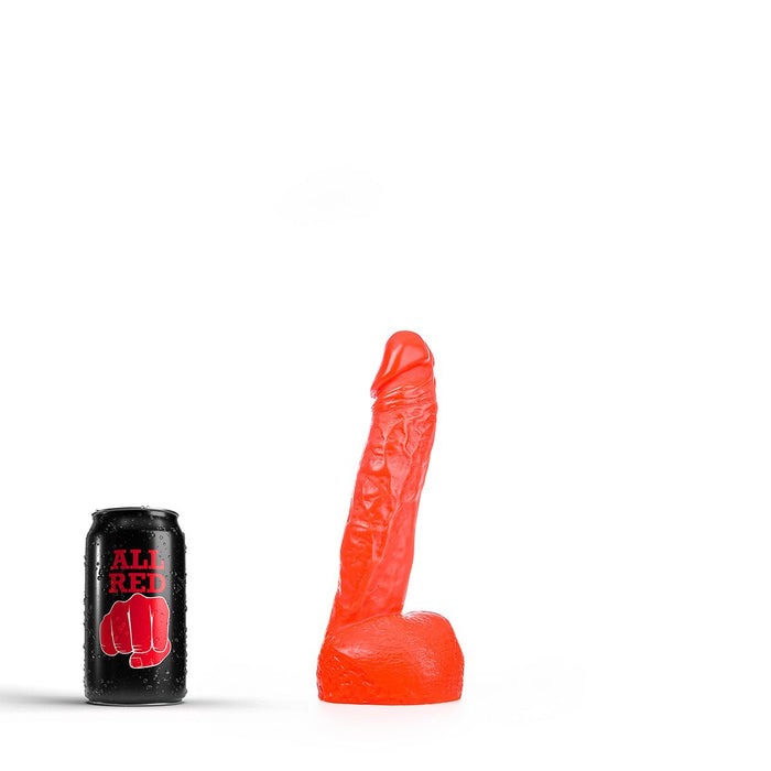 All Red - Dildo - 22 x 4,5 cm - Rood-Erotiekvoordeel.nl