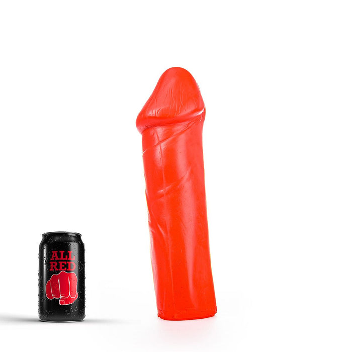 All Red - Dildo 28 x 7,5 cm - Rood-Erotiekvoordeel.nl