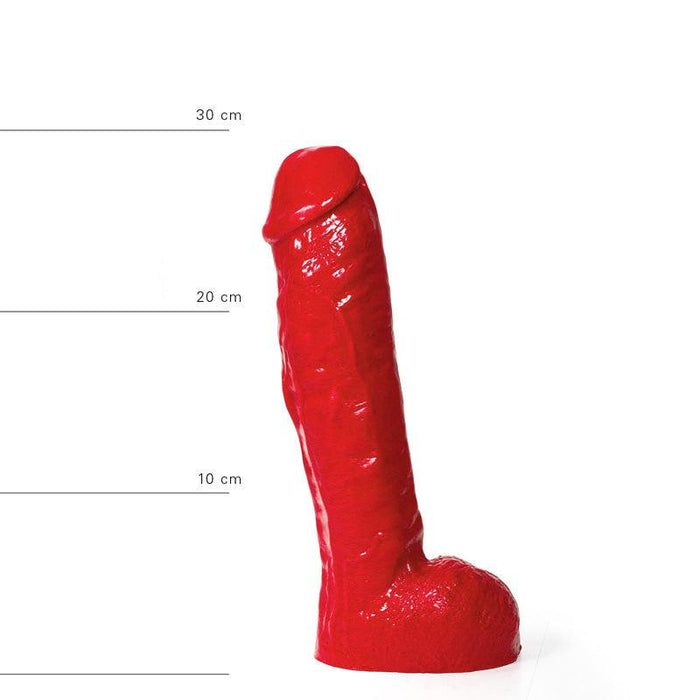 All Red - Dildo - 29 x 5.5 cm - Rood-Erotiekvoordeel.nl