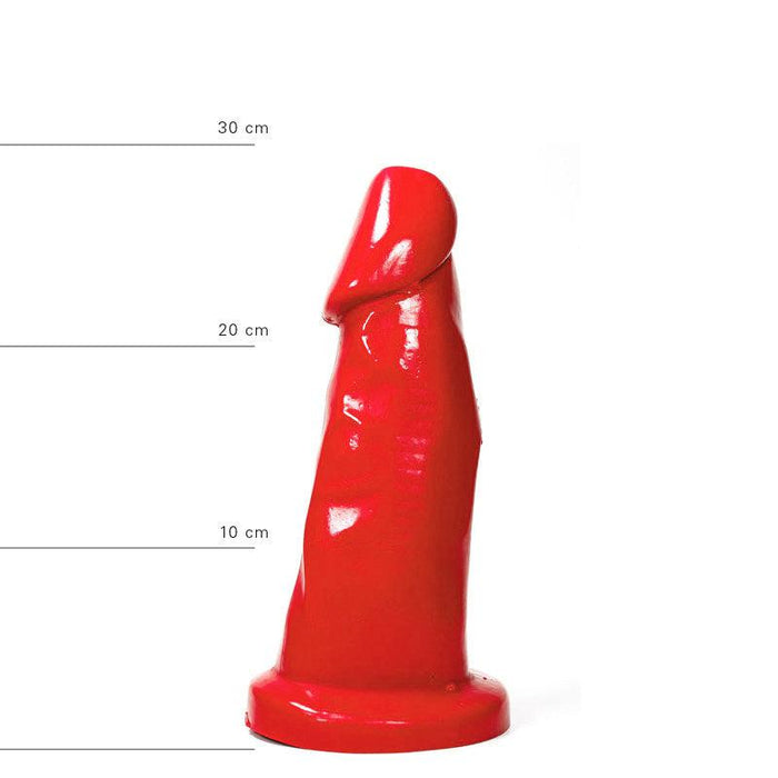 All Red - Dildo 39 x 8,5 cm - Rood-Erotiekvoordeel.nl