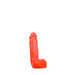 All Red - Dildo Met Balzak - 20 x 4,5 cm - Rood-Erotiekvoordeel.nl