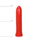 All Red - Gladde Rechte Dildo - 22 x 5 cm - Rood-Erotiekvoordeel.nl