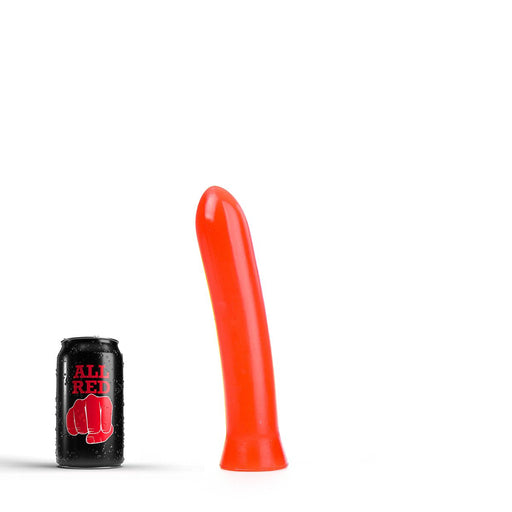 All Red - Gladde Rechte Dildo - 22 x 5 cm - Rood-Erotiekvoordeel.nl