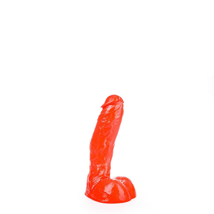 All Red - Klassieke Dildo - 25,5 x 4,1 cm - Rood-Erotiekvoordeel.nl